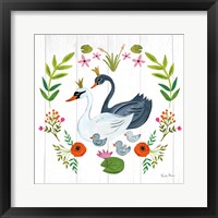 Swan Love IV Framed Print