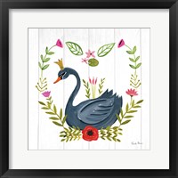 Swan Love II Framed Print