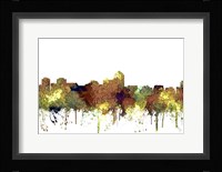 Albuquerque New Mexico Skyline - Safari Buff Fine Art Print