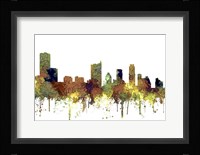 Austin Texas Skyline - Safari Buff Fine Art Print