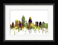 Cincinnati Ohio Skyline - Safari Buff Fine Art Print
