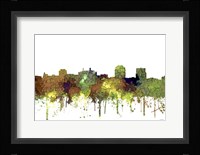 Colorado Springs Colorado Skyline - Safari Buff Fine Art Print