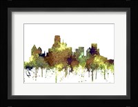 Dallas Texas Skyline - Safari Buff Fine Art Print