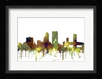 Jacksonville Florida Skyline - Safari Buff Fine Art Print