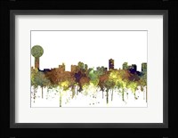Knoxville Tennessee Skyline  Safari Buff Fine Art Print