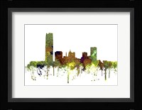 Oklahoma City Oklahoma Skyline - Safari Buff Fine Art Print