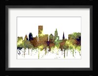 Providence Rhode Island Skyline - Safari Buff Fine Art Print