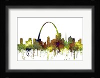 St Louis Missouri Skyline - Safari Buff Fine Art Print