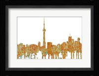 Toronto Ont Skyline - Rust Fine Art Print