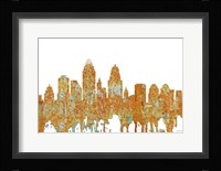 Cincinnati Ohio Skyline - Rust Fine Art Print