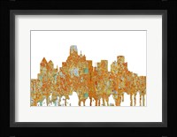 Dallas Texas Skyline - Rust Fine Art Print