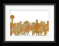 Knoxville Tennessee Skyline - Rust Fine Art Print