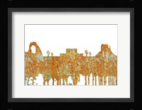 Mesa Arizona Skyline - Rust Fine Art Print