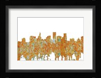 St Paul Minnesota Skyline- Rust Fine Art Print