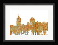 Virginia Beach Virginia Skyline - Rust Fine Art Print