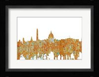 Washington DC Skyline - Rust Fine Art Print