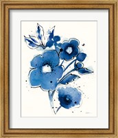 Independent Blooms Blue III Fine Art Print