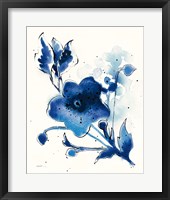 Independent Blooms Blue II Framed Print