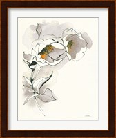 Carols Roses II Taupe Fine Art Print