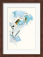 Carols Roses II Blue Fine Art Print
