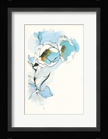 Carols Roses II Blue Fine Art Print