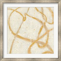 Another Snowy Day Gold Fine Art Print