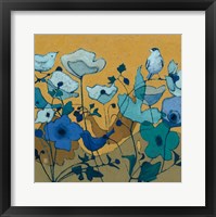 Birdy Birdy Royal Blue Fine Art Print