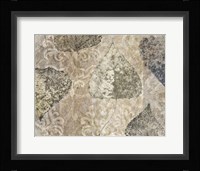 Autumn Leaves Birch Framed Print