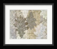 Autumn Leaves Oak Framed Print