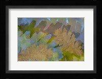 Fallen Leaves Green Golden Fine Art Print