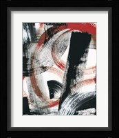 LPs in 33 II Red Framed Print