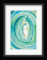 Terrain Gilded I Framed Print