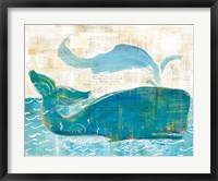On the Waves I Whale Spray Fine Art Print