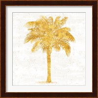 Palm Coast II On White Fine Art Print