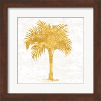 Palm Coast IV on White Fine Art Print