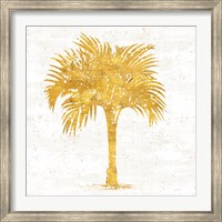 Palm Coast IV on White Fine Art Print