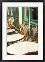Monmartre Cafe Crop Fine Art Print