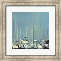 Harbor Boats Blue Sky Fine Art Print