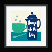 Linen Coffee II Light Framed Print