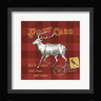 Winter Reindeer IX Framed Print