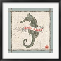 Drift Away Seahorse Fine Art Print