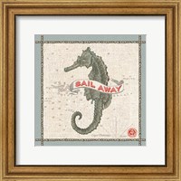 Drift Away Seahorse Fine Art Print