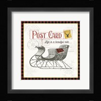 Winter Reindeer III Framed Print