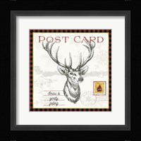 Winter Reindeer II Framed Print