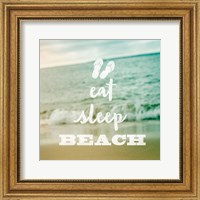 Eat Sleep Beach Fine Art Print
