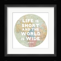 Hemisphere IV Framed Print