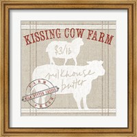 Farm Linen Cow Fine Art Print