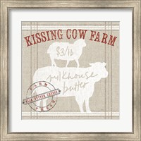 Farm Linen Cow Fine Art Print