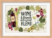 Wine and Friends I Fine Art Print