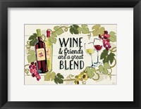 Wine and Friends I Fine Art Print